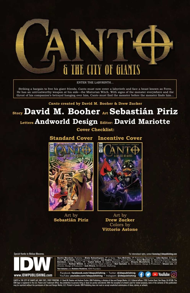 CANTO & CITY OF GIANTS #2 (OF 3)