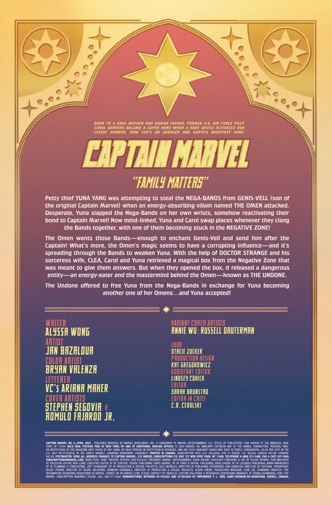 CAPTAIN MARVEL #5