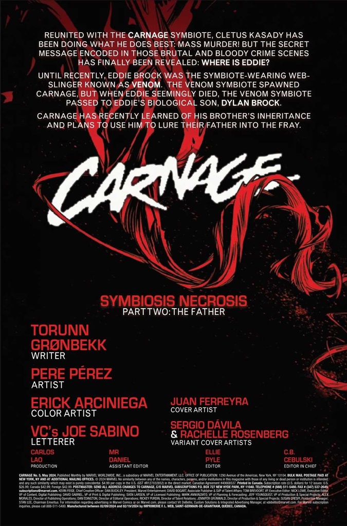 CARNAGE #5