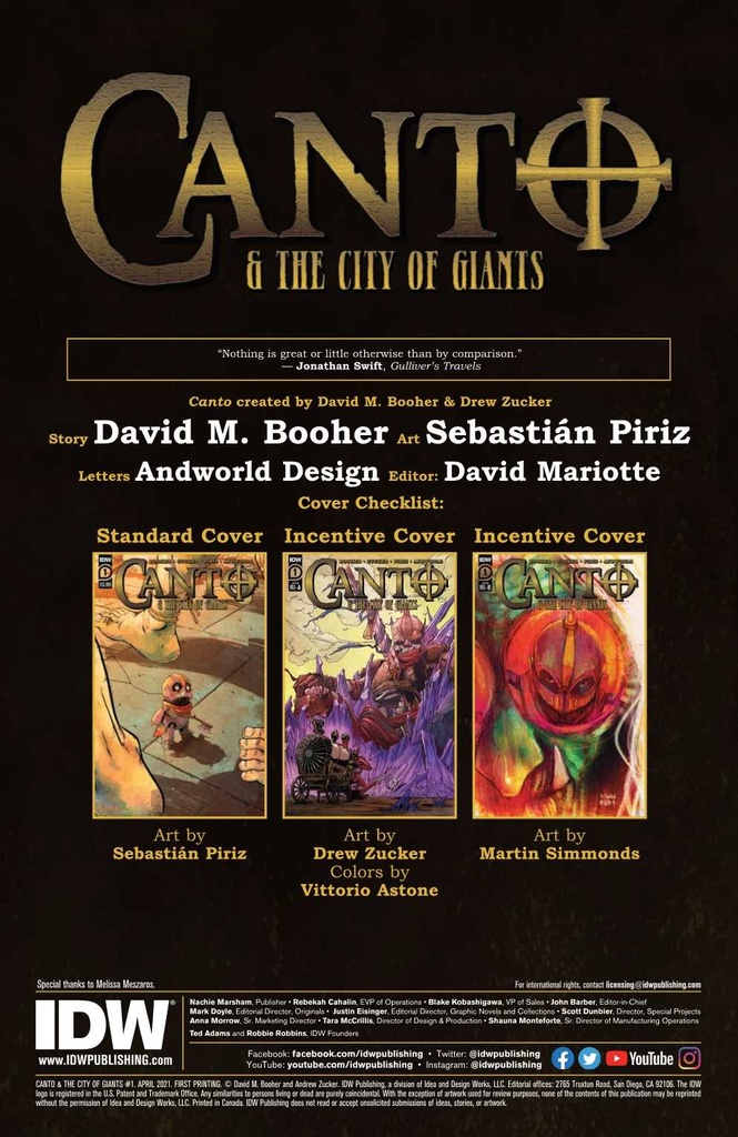 Canto and The City of Giants #1 of 3