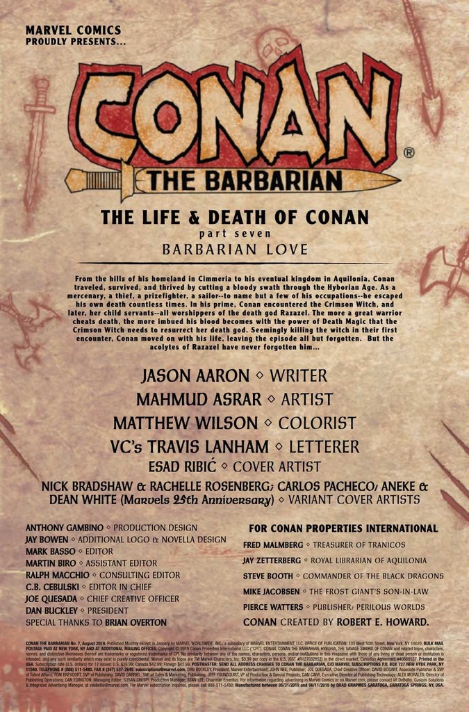 Conan The Barbarian #7