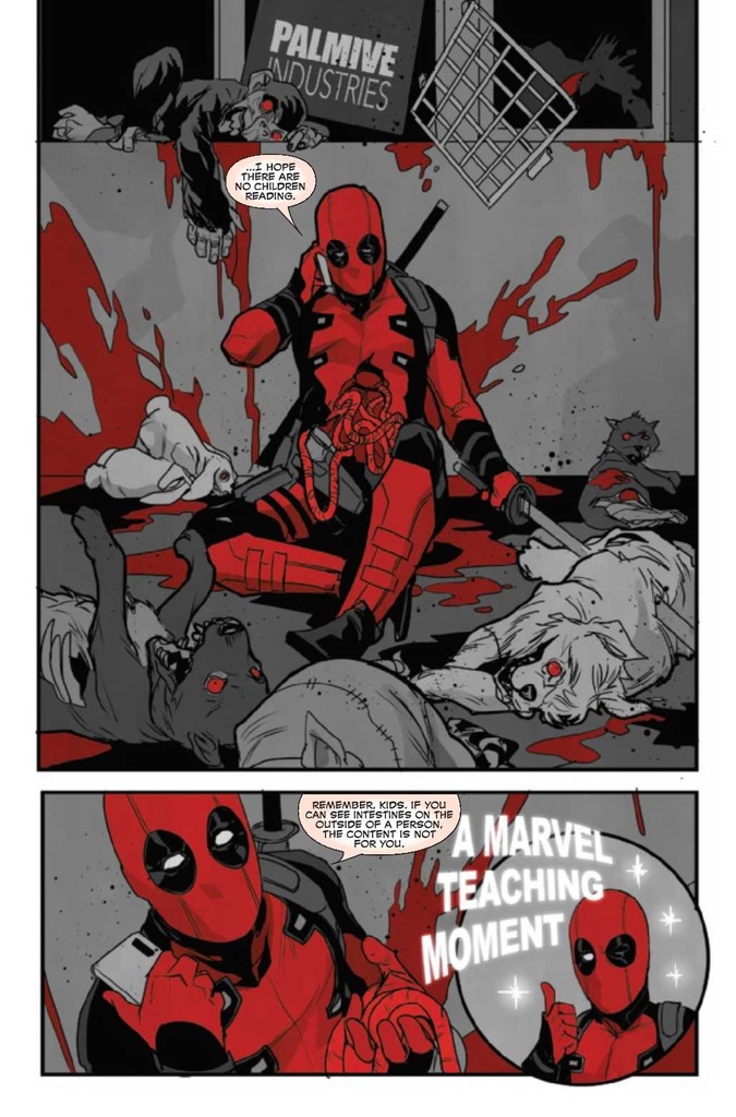 DEADPOOL BLACK WHITE BLOOD #1 (OF 5)