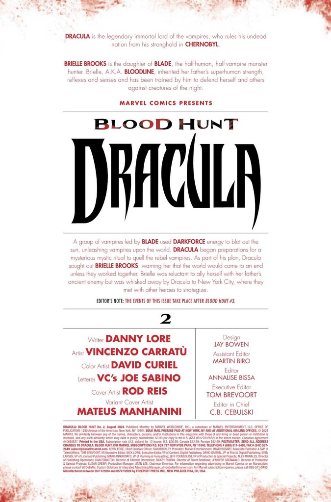 DRACULA BLOOD HUNT #2