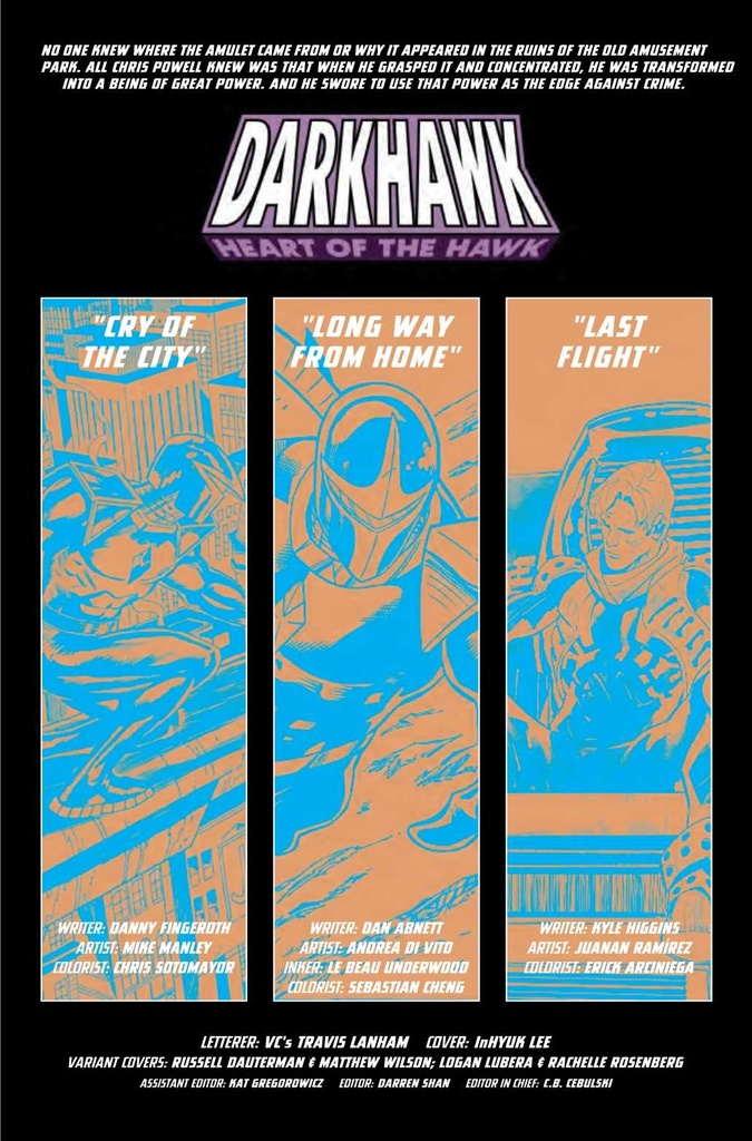 Darkhawk: Heart Of The Hawk #1