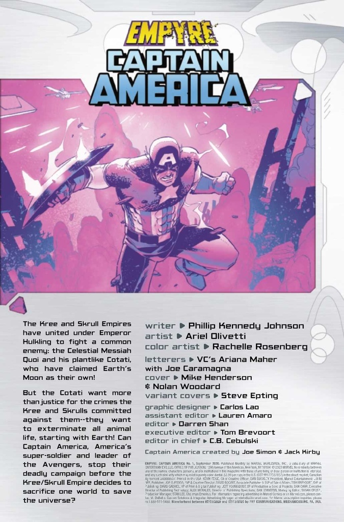 Empyre: Captain America #1 of 3