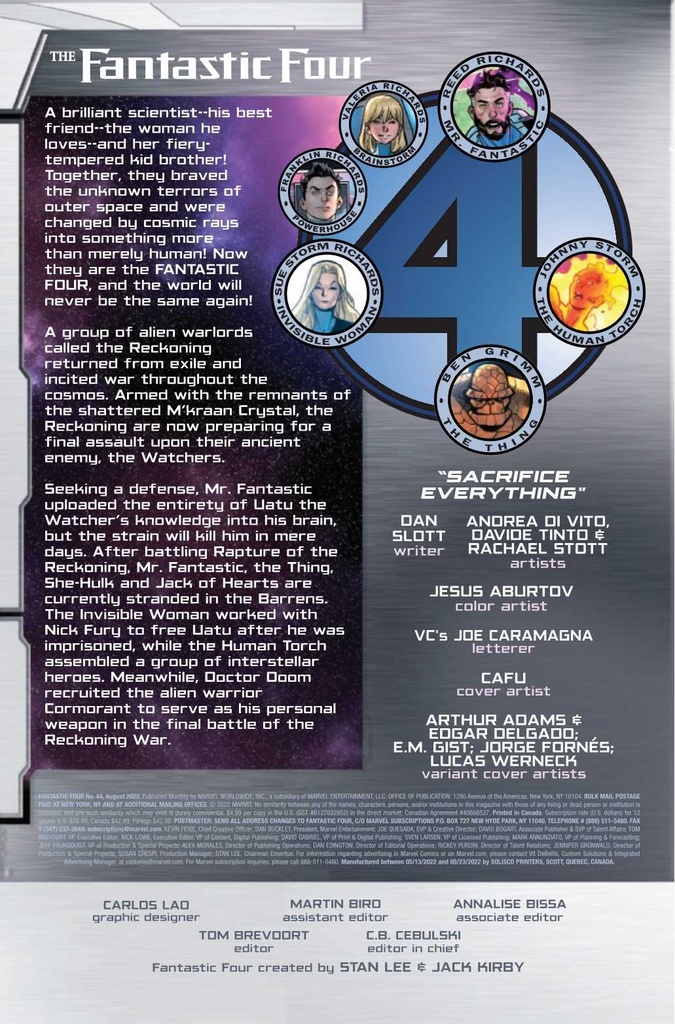 FANTASTIC FOUR #44