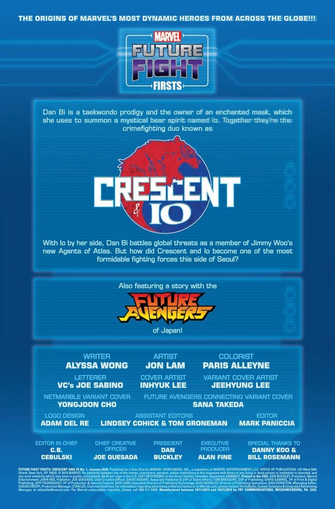 Future Fight Firsts: Crescent & Io #1