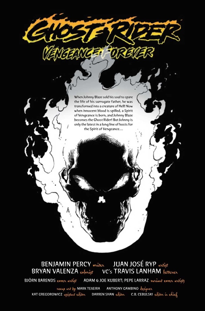 GHOST RIDER VENGEANCE FOREVER #1