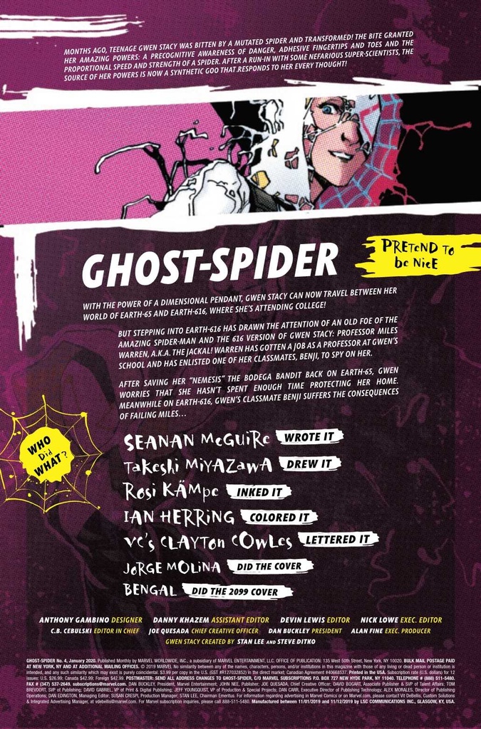 Ghost-Spider #4 (Bengal 2099 Variant)