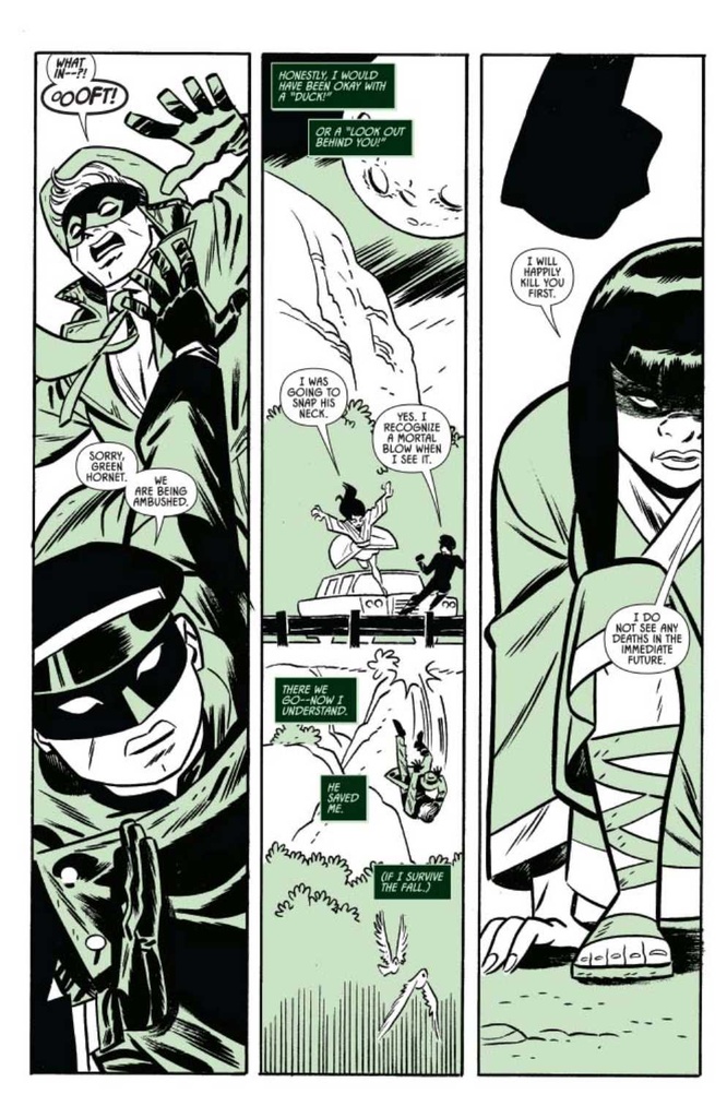 Green Hornet #3 (1:20 Weeks B&W Variant)