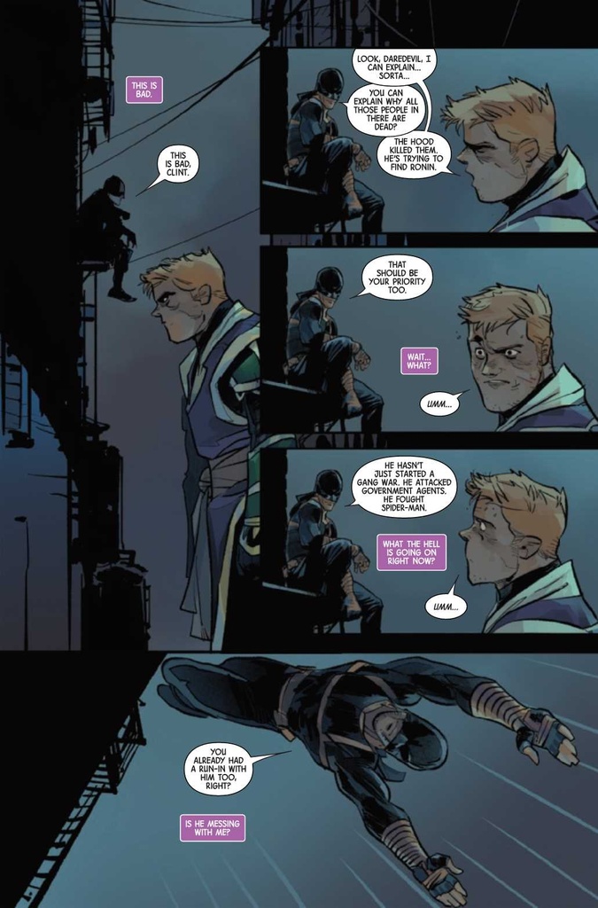 Hawkeye: Freefall #4