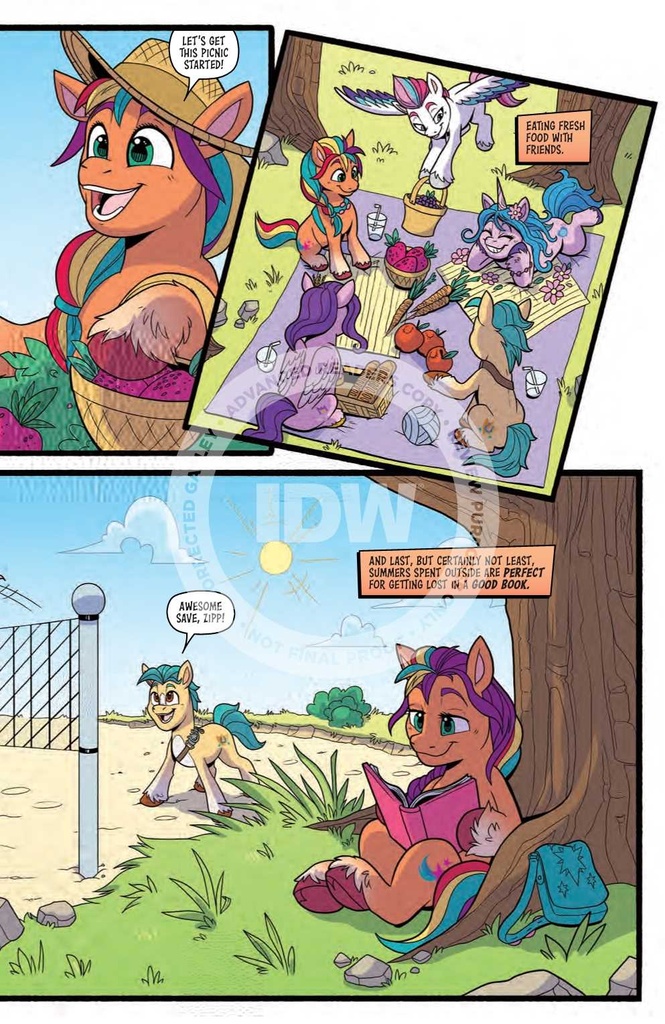 IDW ENDLESS SUMMER MY LITTLE PONY CVR A HAINES