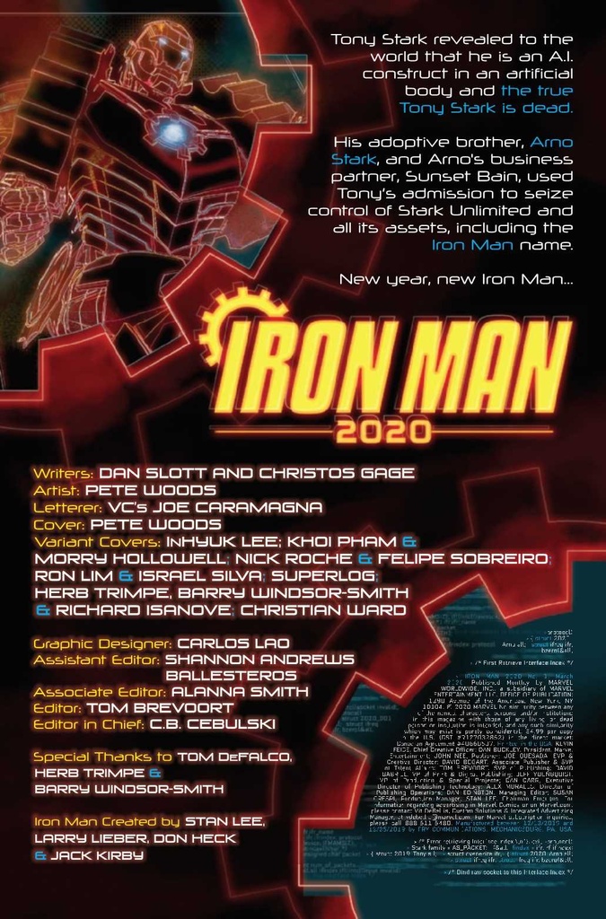 Iron Man 2020 #1 of 6