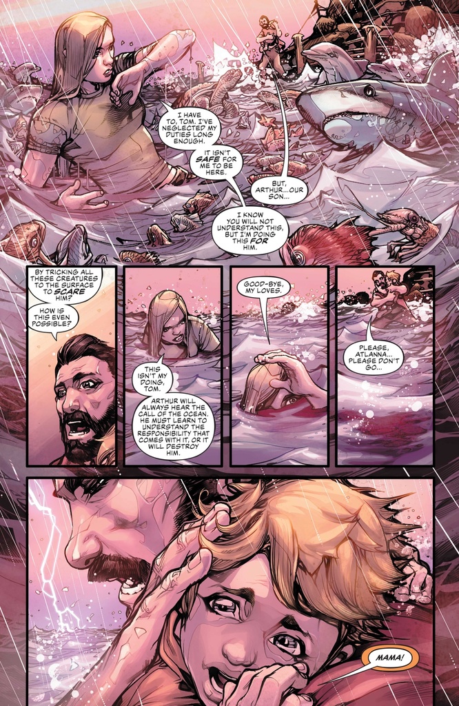 JUSTICE LEAGUE AQUAMAN DROWNED EARTH #1