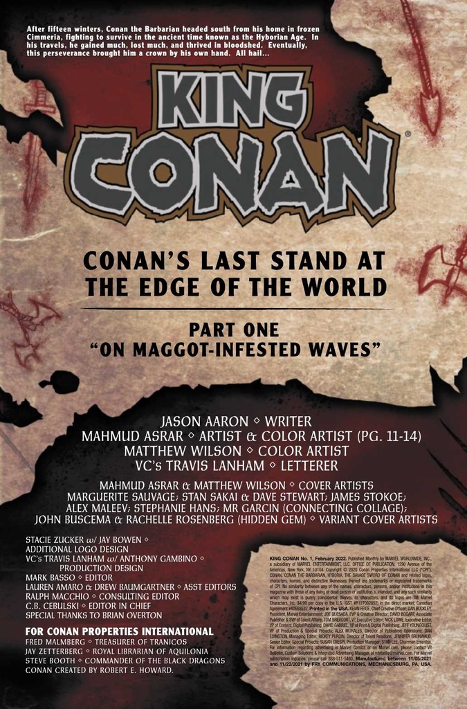 KING CONAN #1 (OF 6)