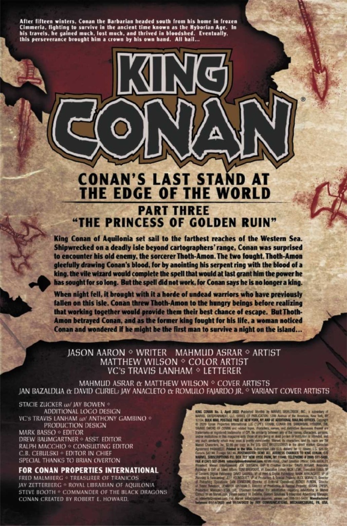 KING CONAN #3 (OF 6)