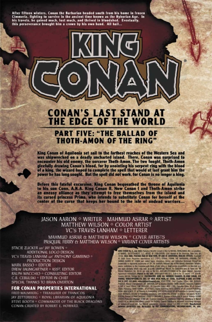 KING CONAN #5 (OF 6)