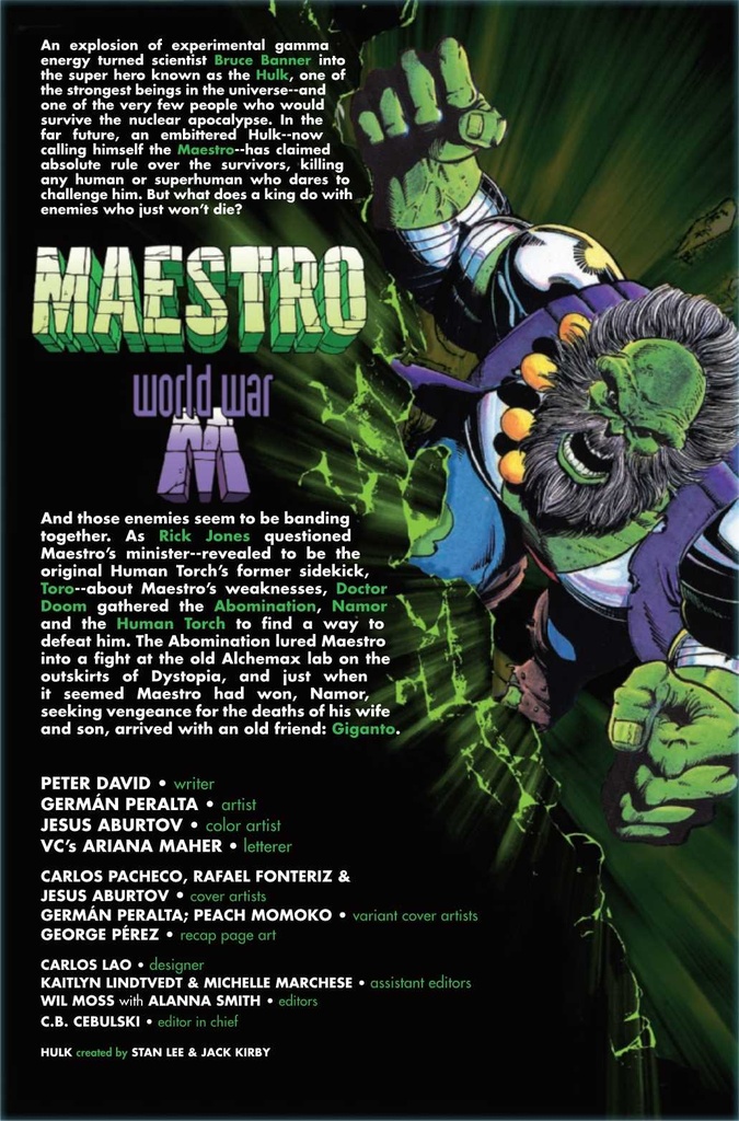 MAESTRO WORLD WAR M #4 (OF 5)