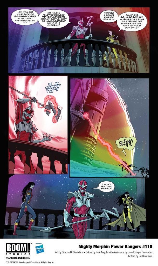 MIGHTY MORPHIN POWER RANGERS #118 CVR A CLARKE (C: 1-0-0)