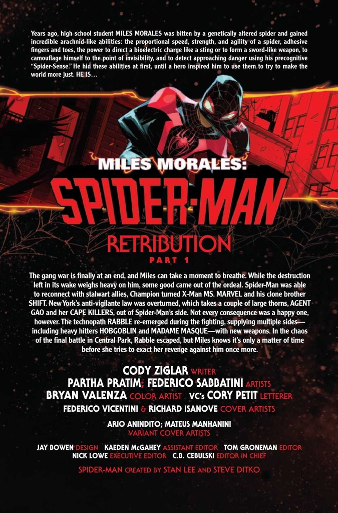 MILES MORALES SPIDER-MAN #17 TBD ARTIST VAR