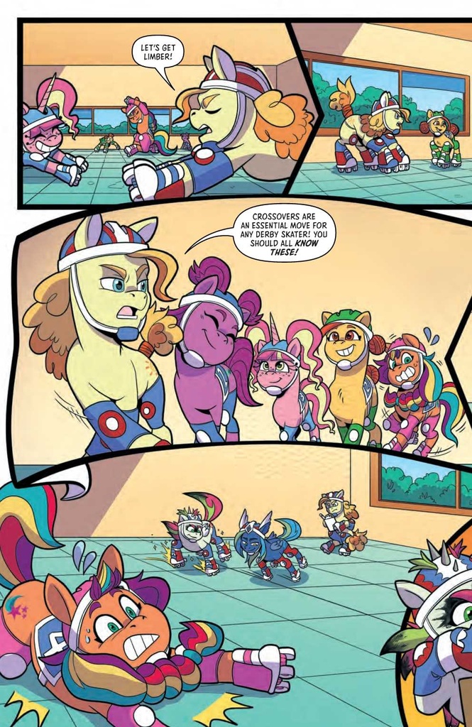 MLP KENBUCKY ROLLER DERBY #1 CVR B MEBBERSON