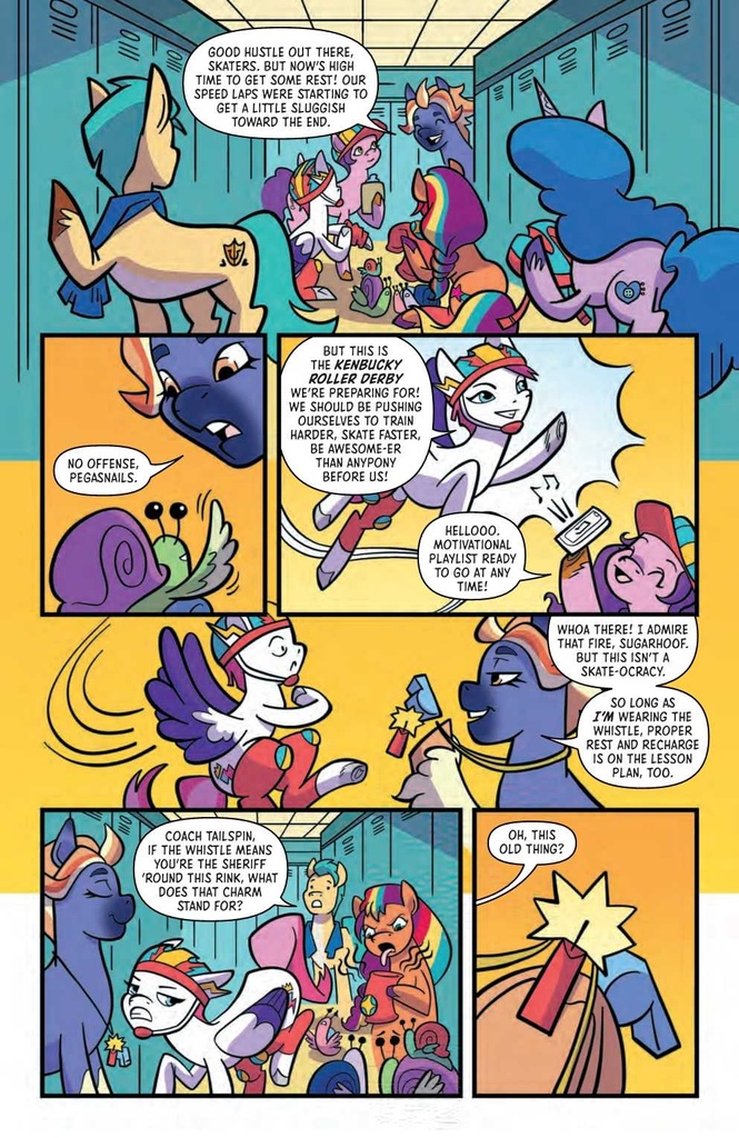 MLP KENBUCKY ROLLER DERBY #3 CVR B STARLING