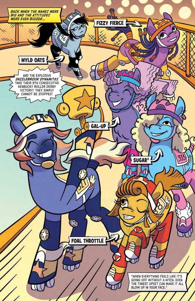 MLP KENBUCKY ROLLER DERBY #3 CVR B STARLING