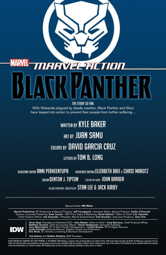 Marvel Action: Black Panther #2