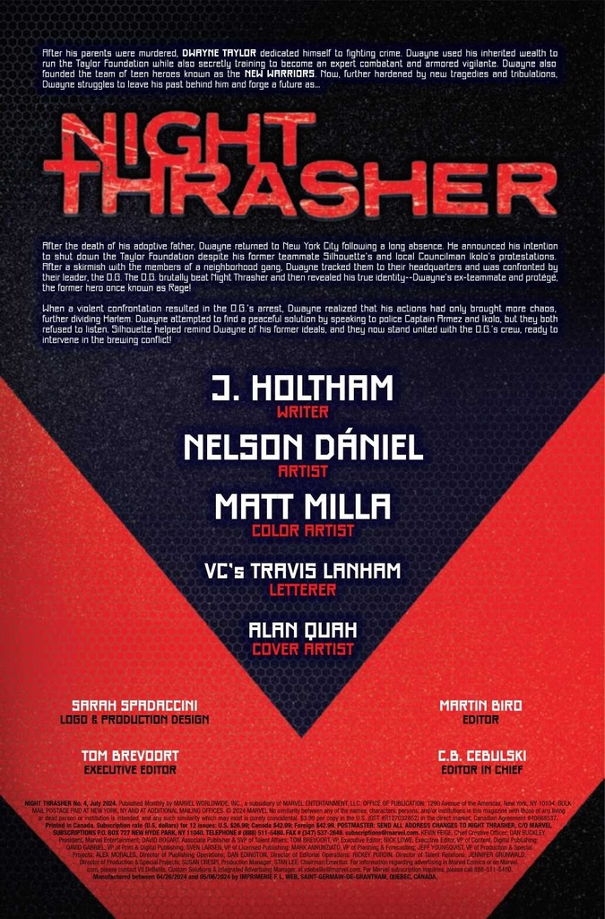 NIGHT THRASHER #4