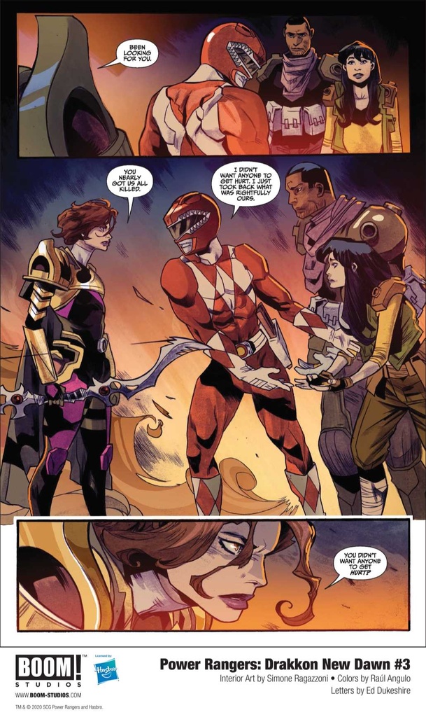 Power Rangers: Drakkon New Dawn #3 (1:25 Ward Variant)