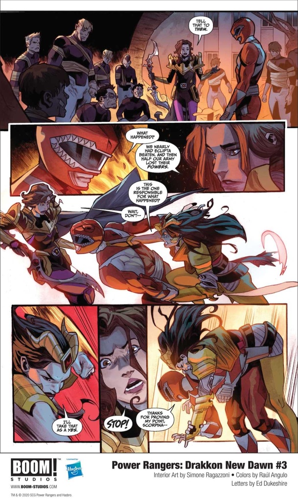 Power Rangers: Drakkon New Dawn #3 (1:25 Ward Variant)