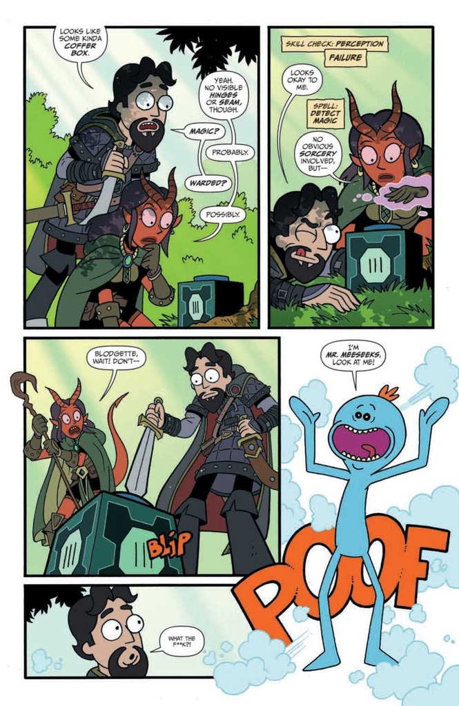 RICK & MORTY VS DUNGEONS & DRAGONS MEESEEKS CVR A