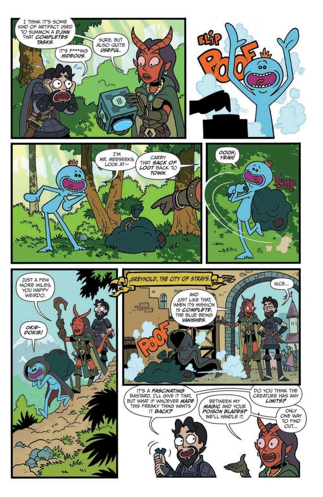 RICK & MORTY VS DUNGEONS & DRAGONS MEESEEKS CVR B