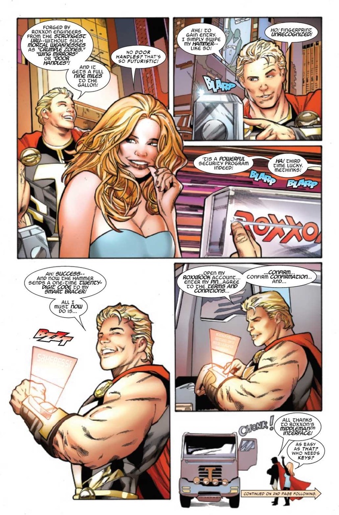 ROXXON PRESENTS THOR #1 NICK BRADSHAW CONNECTING VAR