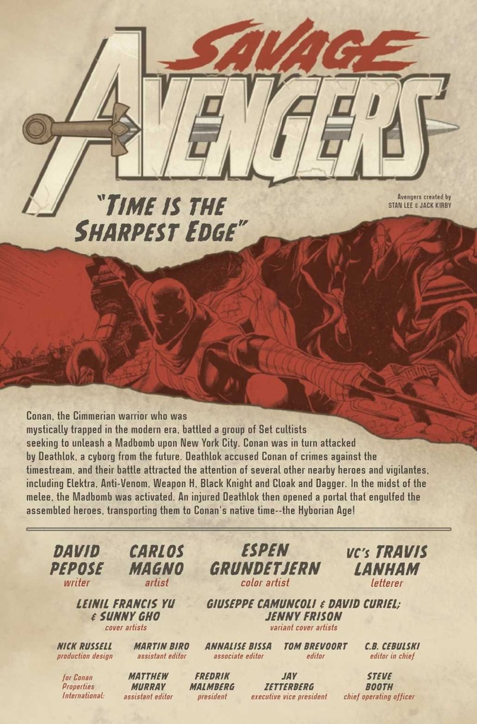 SAVAGE AVENGERS #2 FRISON VAR