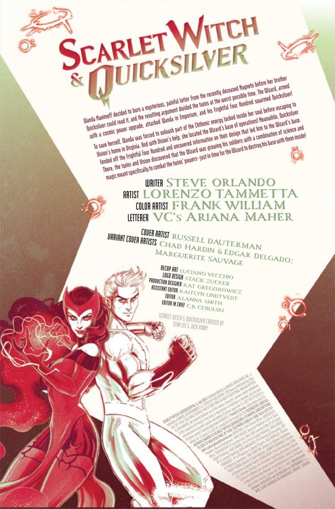 SCARLET WITCH QUICKSILVER #4