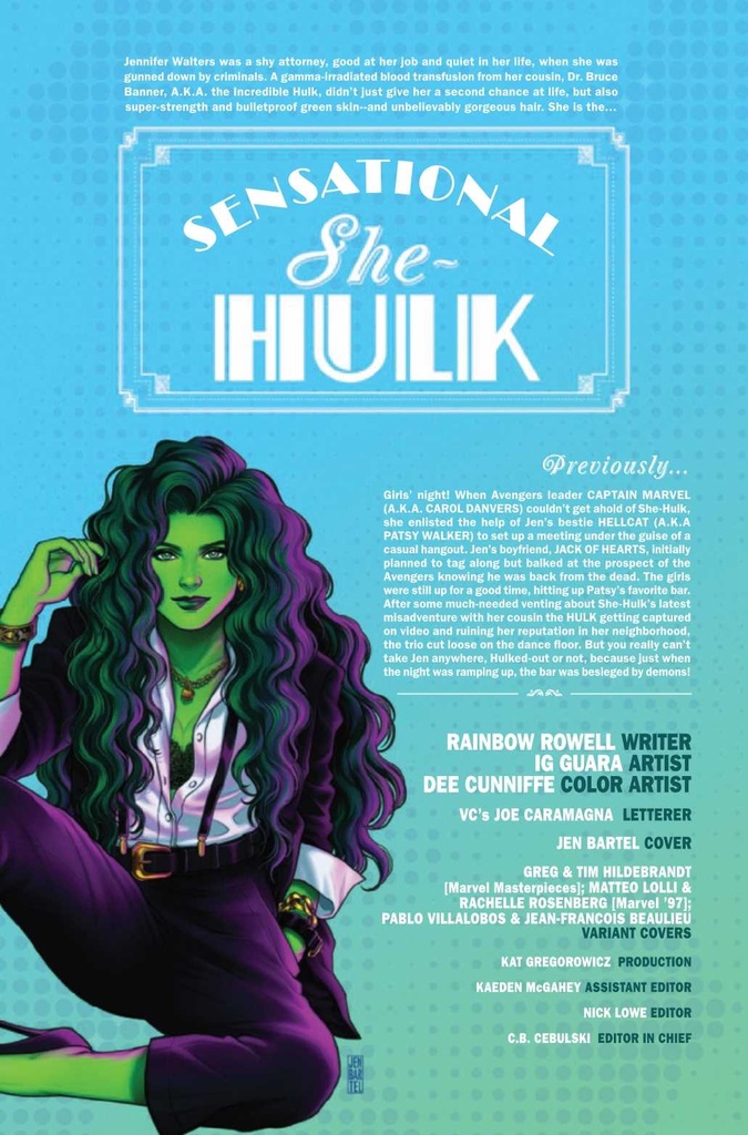 SENSATIONAL SHE-HULK #5 MATTEO LOLLI MARVEL 97 VAR