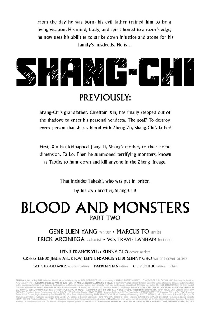 SHANG-CHI #10