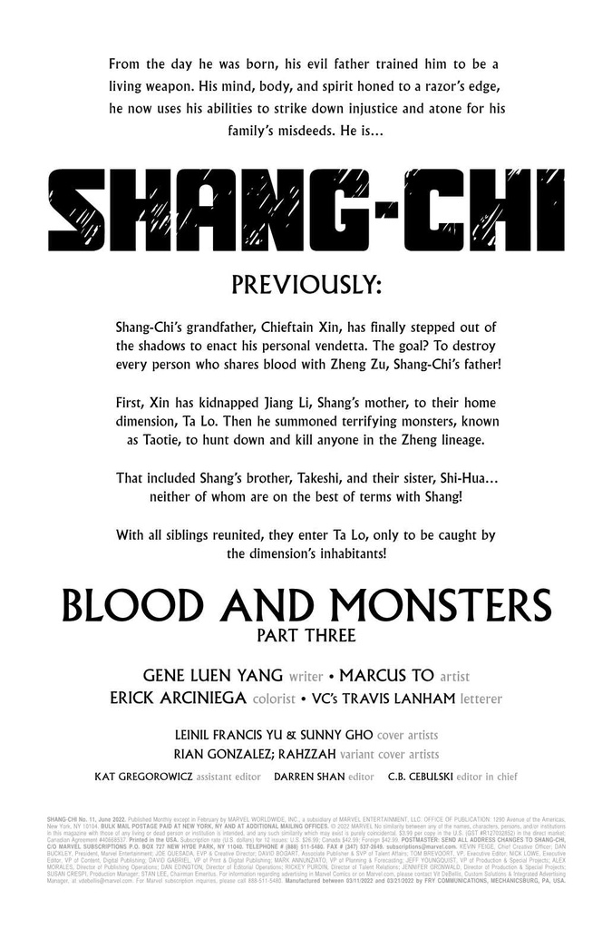 SHANG-CHI #11