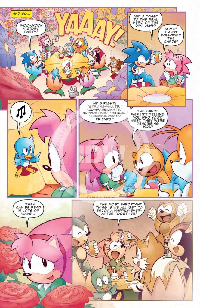 SONIC THE HEDGEHOG AMYS 30TH ANNV #1 CVR B FONSECA