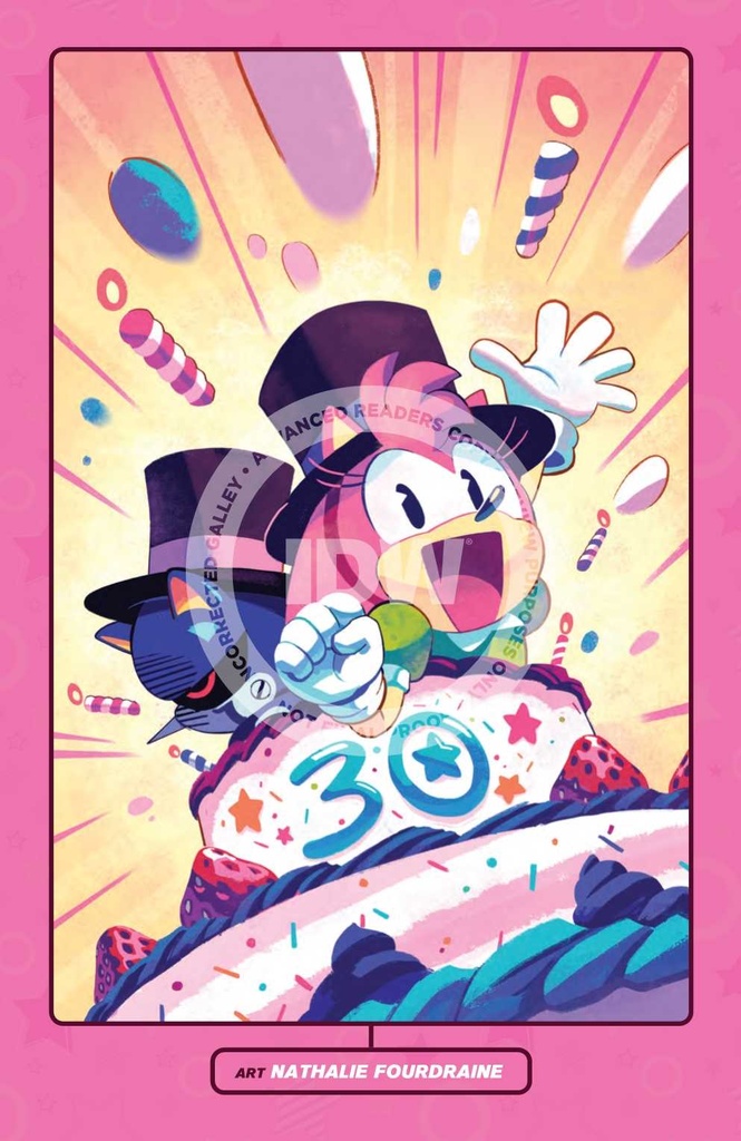 SONIC THE HEDGEHOG AMYS 30TH ANNV #1 CVR B FONSECA