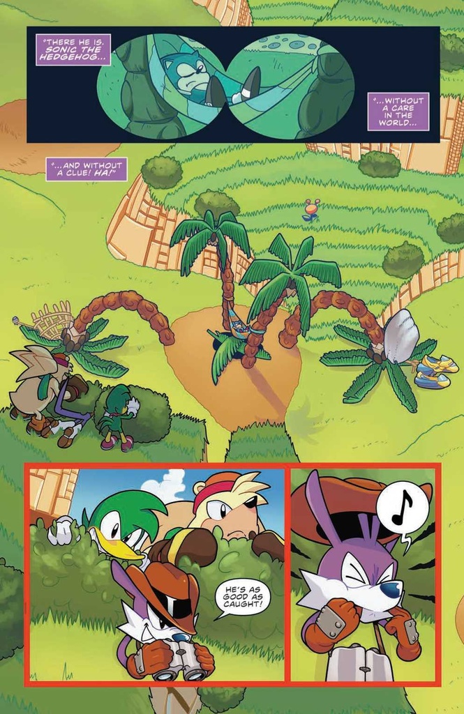 SONIC THE HEDGEHOG FANG HUNTER #1 CVR A HAMMERSTROM