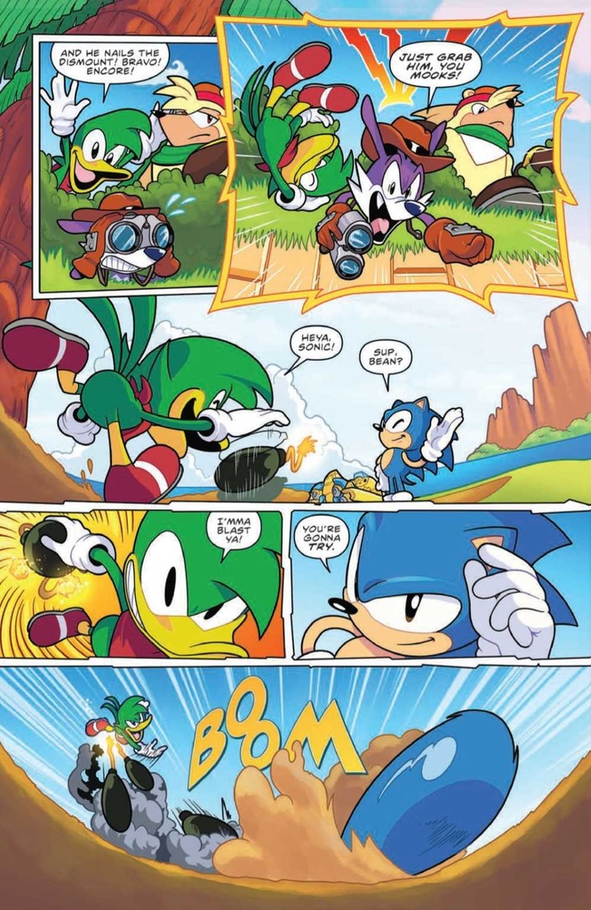 SONIC THE HEDGEHOG FANG HUNTER #1 CVR A HAMMERSTROM