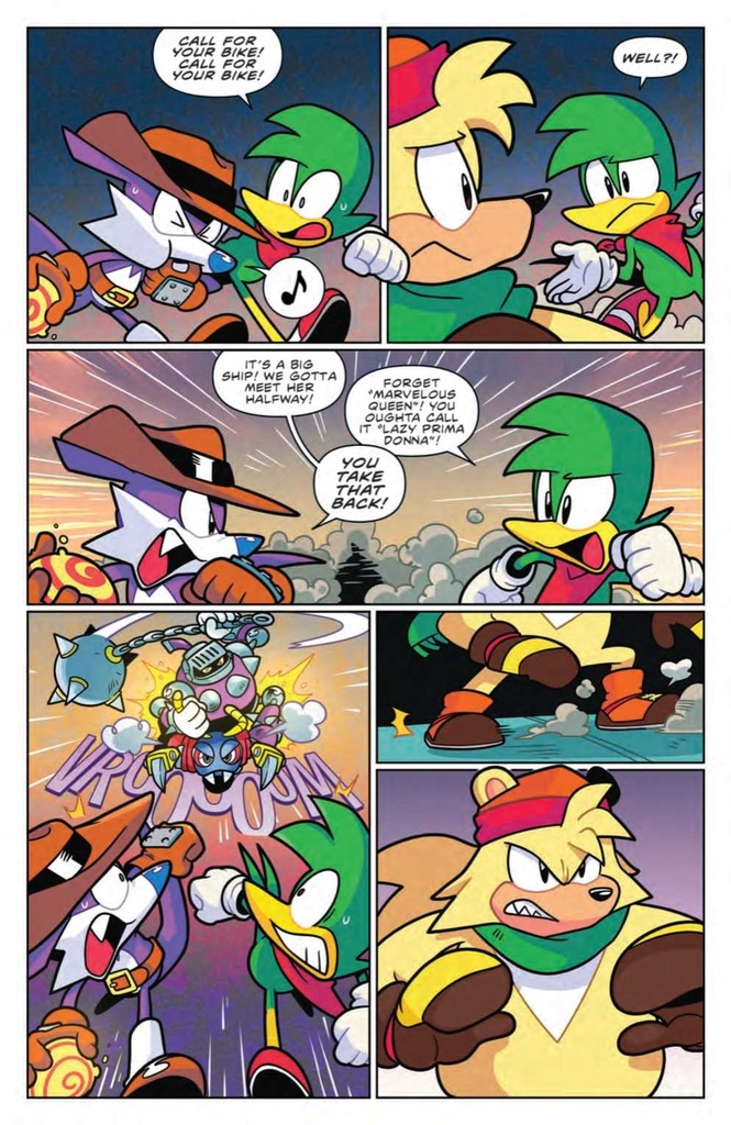 SONIC THE HEDGEHOG FANG HUNTER #4 CVR A HAMMERSTROM