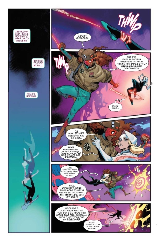 SPIDER-GWEN GWENVERSE #1 LAND HOMAGE VAR