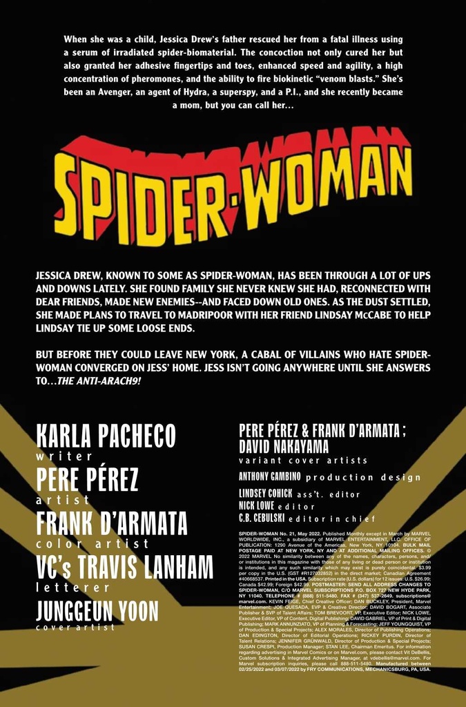 SPIDER-WOMAN #21