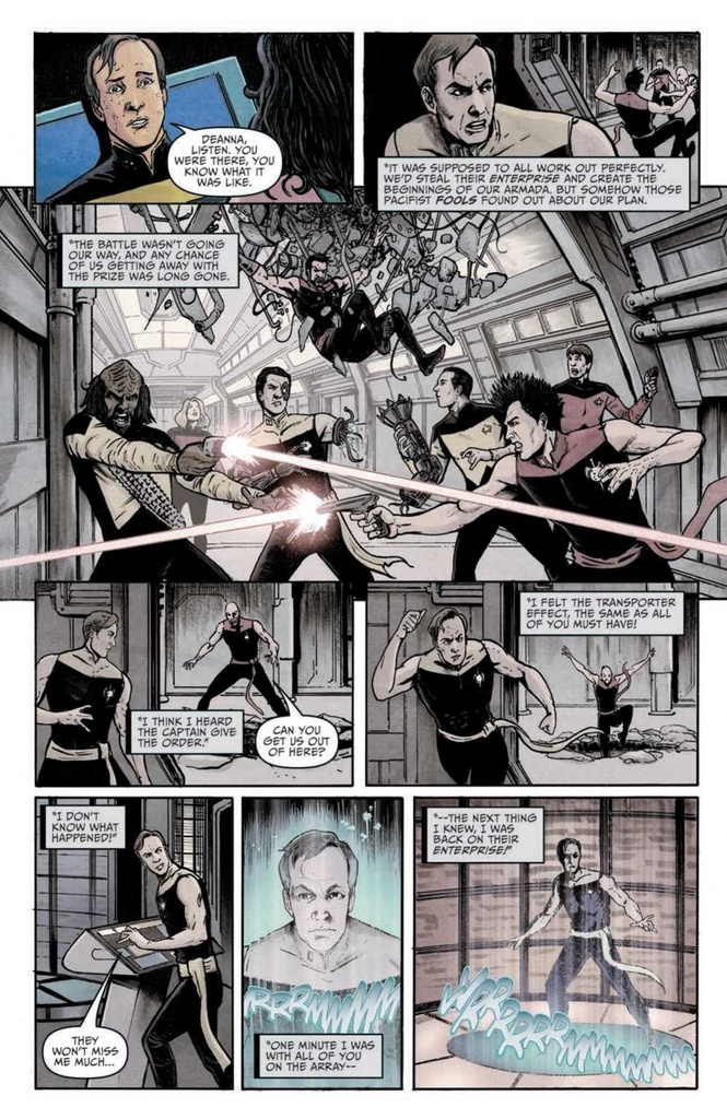 STAR TREK MIRROR WAR #1 CVR A J K WOODWARD