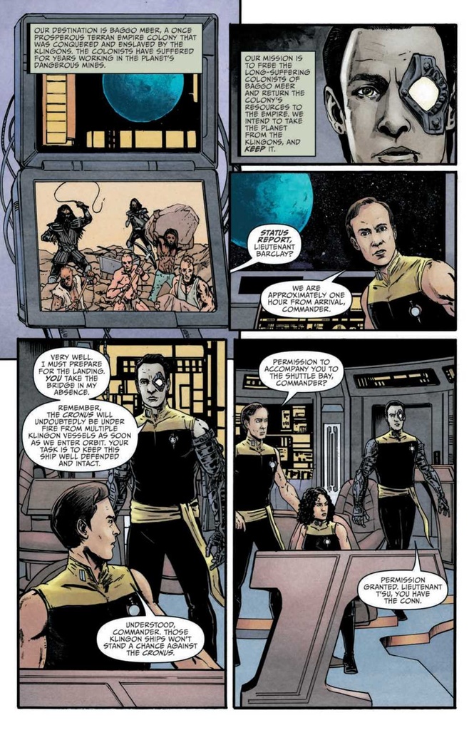 STAR TREK MIRROR WAR #5 (OF 8) CVR A WOODWARD