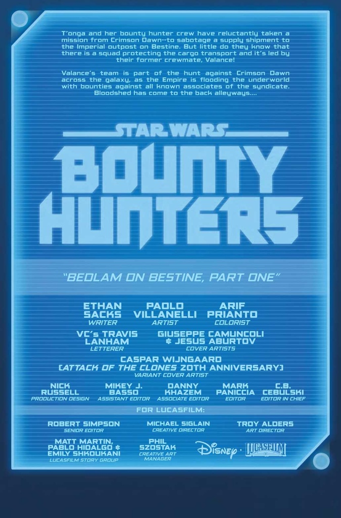 STAR WARS BOUNTY HUNTERS #29