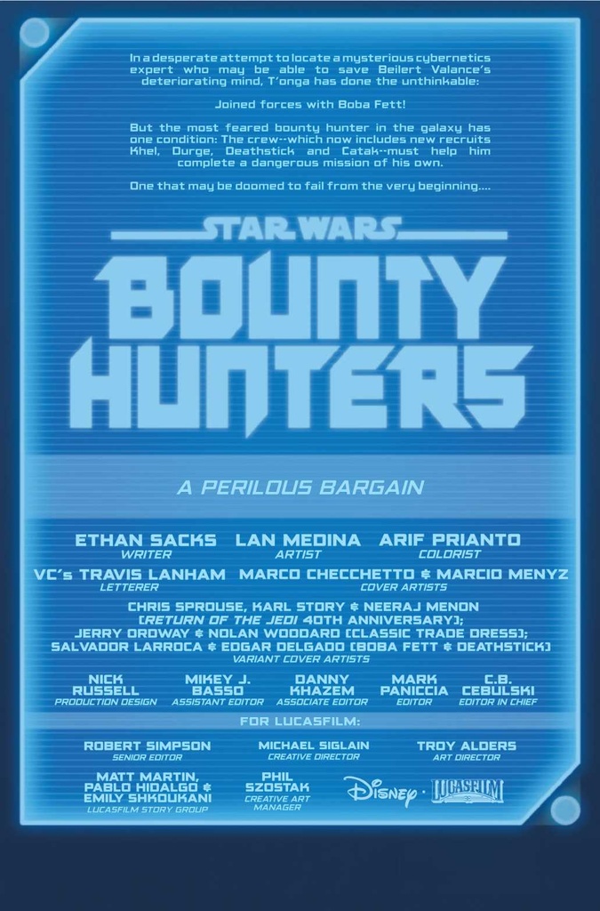 STAR WARS BOUNTY HUNTERS #36